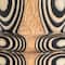 Hello Honey® Natural & Black Inlaid Circles Wood Salt & Pepper Mills Set